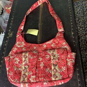 NWT Lemon Hill Quilted Shoulder Crossbody Bag Pink Yellow Cream Colors